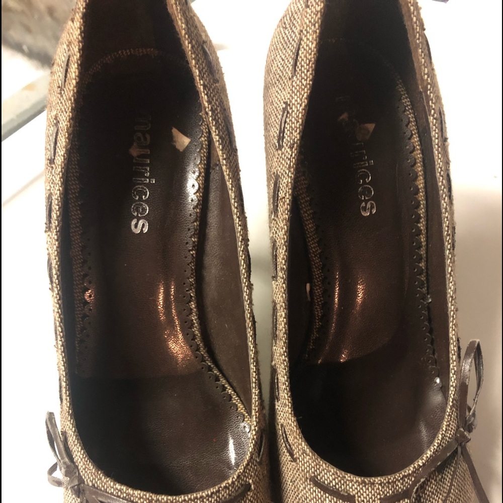 🔥Brown shoe with bow